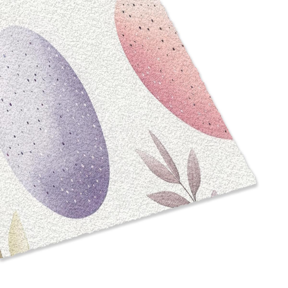 FUSSMATTE Eier - Bunt - Muster Teppichmatte 60x40 cm - Multicolor, Kunststoff (40/60cm) - MuchoWow