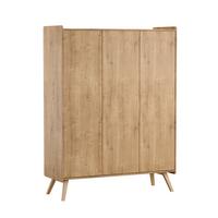 SCHRANK 3 Türen Vintage Holz - Braun, Holzwerkstoff (148.9/200/5cm) - Petits-meubles