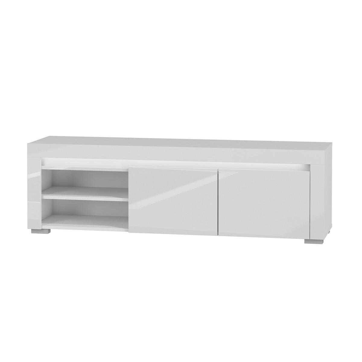 TV-MÖBEL Kasla Weiß - Weiß, Holzwerkstoff (152/47/39cm) - Petits-meubles