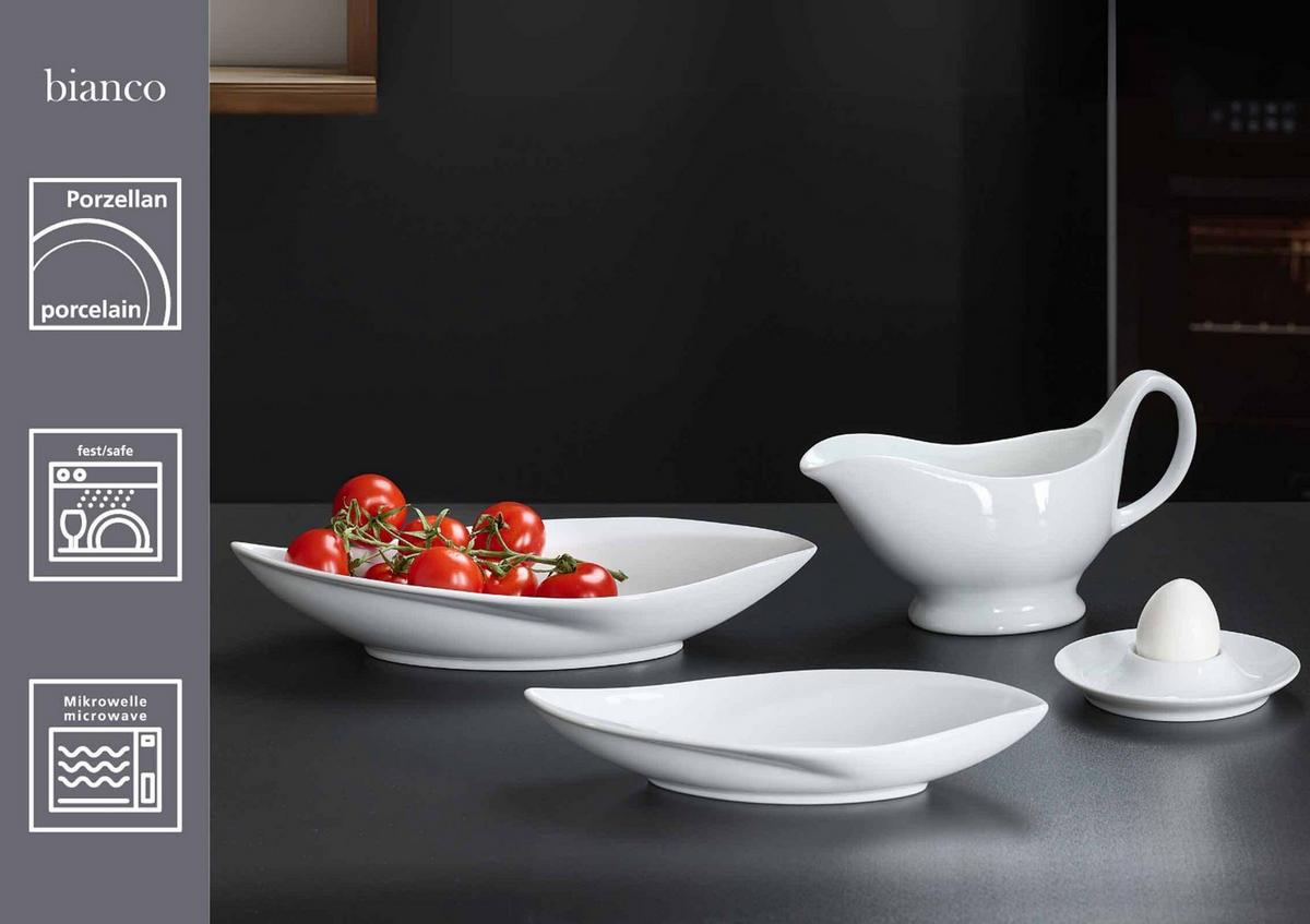 EIERTELLER Bianco weiß ø 14,5 cm 6er Set - Weiß, Keramik (14.5/2/14.5cm) - Ritzenhoff Breker