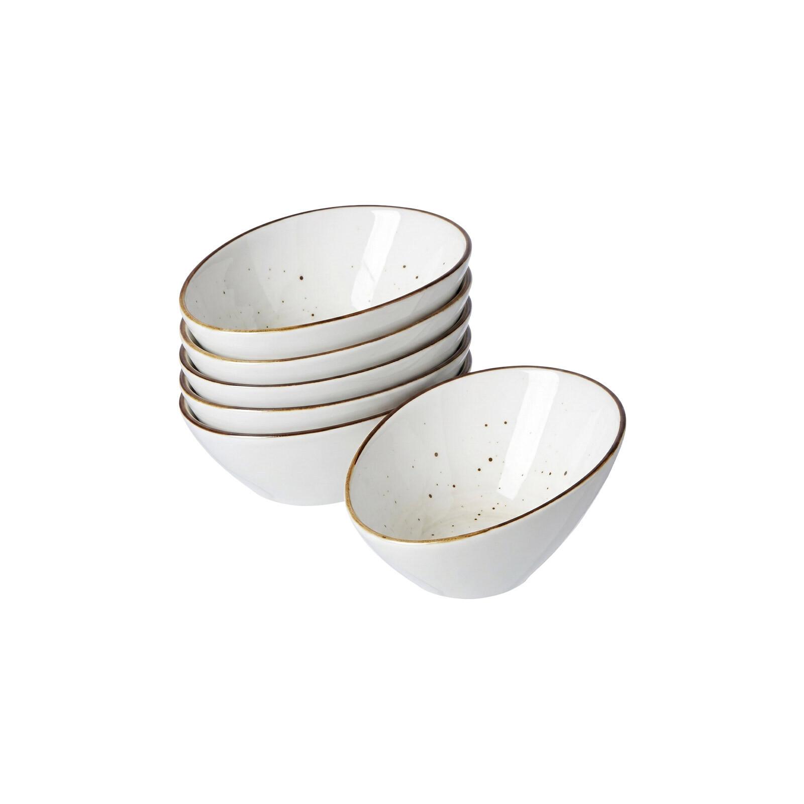 DIPSCHALEN Cosmo grau 11,5 x 8,5 cm 6er Set - Grau, Keramik (11.5/8.5/5cm) - Ritzenhoff Breker