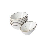DIPSCHALEN Cosmo grau 11,5 x 8,5 cm 6er Set - Grau, Keramik (11.5/8.5/5cm) - Ritzenhoff Breker