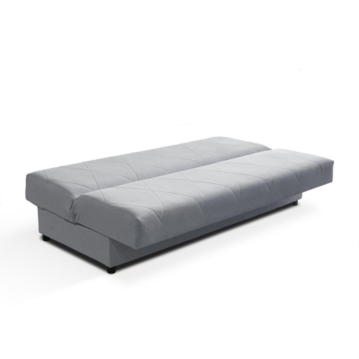 SCHLAFSOFA VERO mit Schlaffunktion Castel 91 - Grau, Textil (191/88/90cm) - Lookway