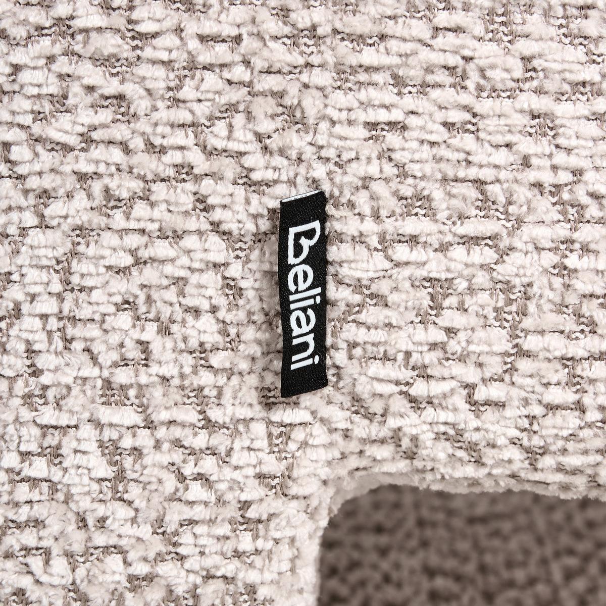 SESSEL Chenillegewebe Beige Vidsel - Beige, Textil (76/78/60cm) - Beliani