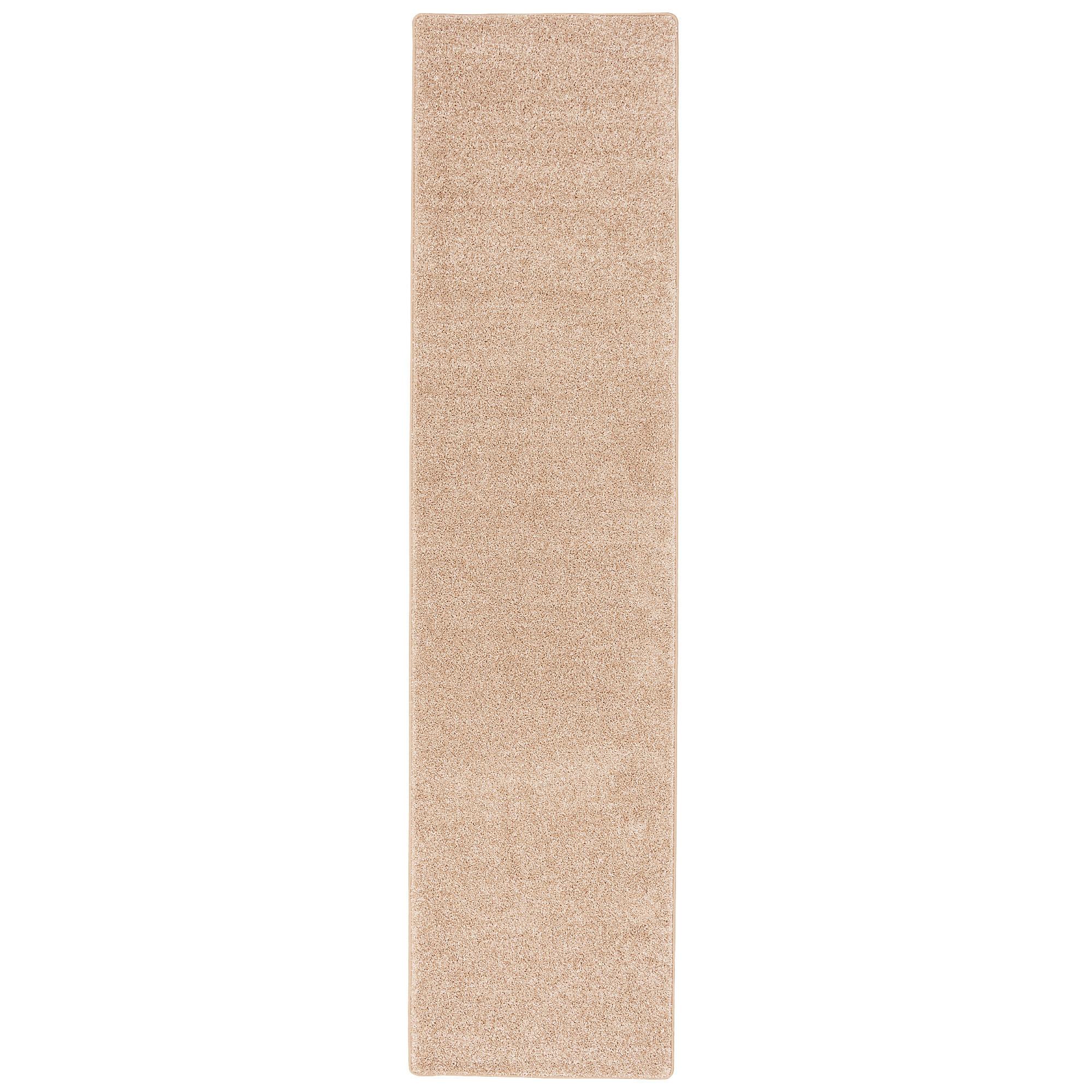 HOCHFLOR VELOURS TEPPICH LÄUFER MONA - Naturfarben, Textil (80/320cm) - Snapstyle