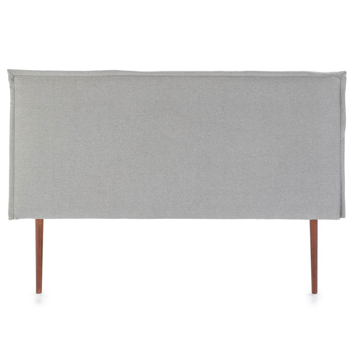 KOPFTEIL 150x100 cm Berlin grau - Grau, Textil (8/100/150cm) - VS Venta-stock