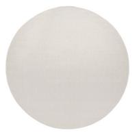 FLACHWEBTEPPICH, einfarbig, aus Polypropylen, Creme, Ø 80 cm - Beige, Textil (80/80cm) - KADIMA DESIGN