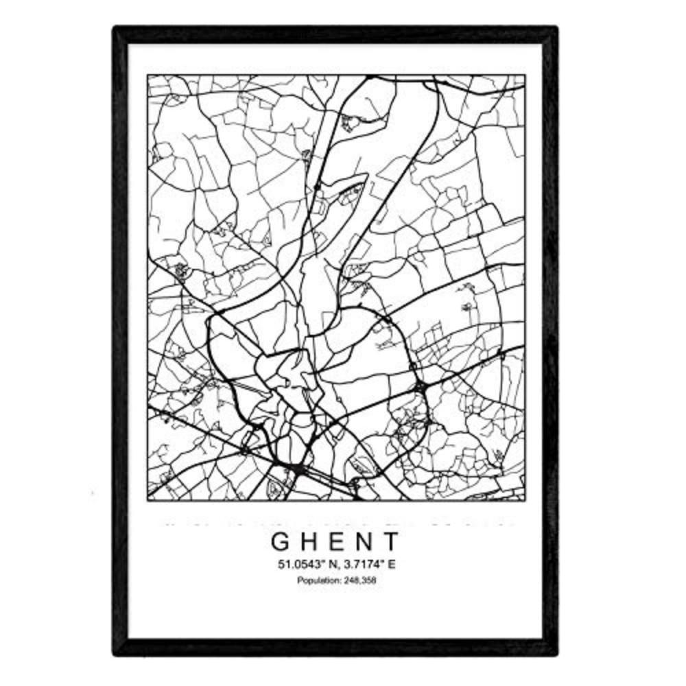 POSTER Gent Skandinavischen Stil A3 Rahmenlos - Klar, Papier (29.7/5/42cm) - Nacnic