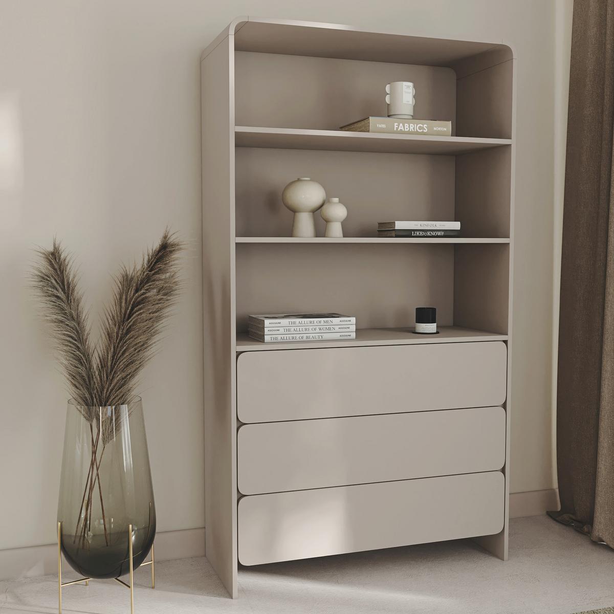 STANDREGAL LUMMO Kaschmir, 100 cm - Kaschmir, Holzwerkstoff (100/200/39cm) - Selsey