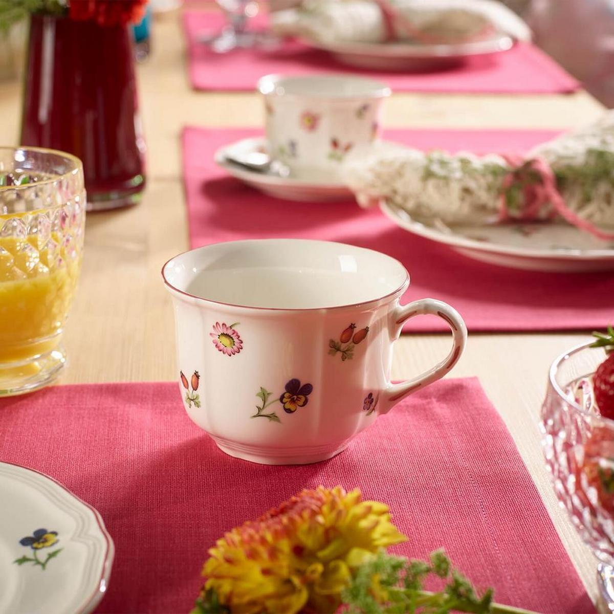 FRÜHSTÜCKSTASSEN Petite Fleur weiß 260 ml 6er Set - Weiß, Keramik (0.26L) - Villeroy & Boch