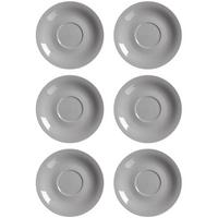 JUMBOUNTERTASSEN Doppio Grau ø 17 cm 6er Set - Grau, Keramik (17cm) - Ritzenhoff Breker