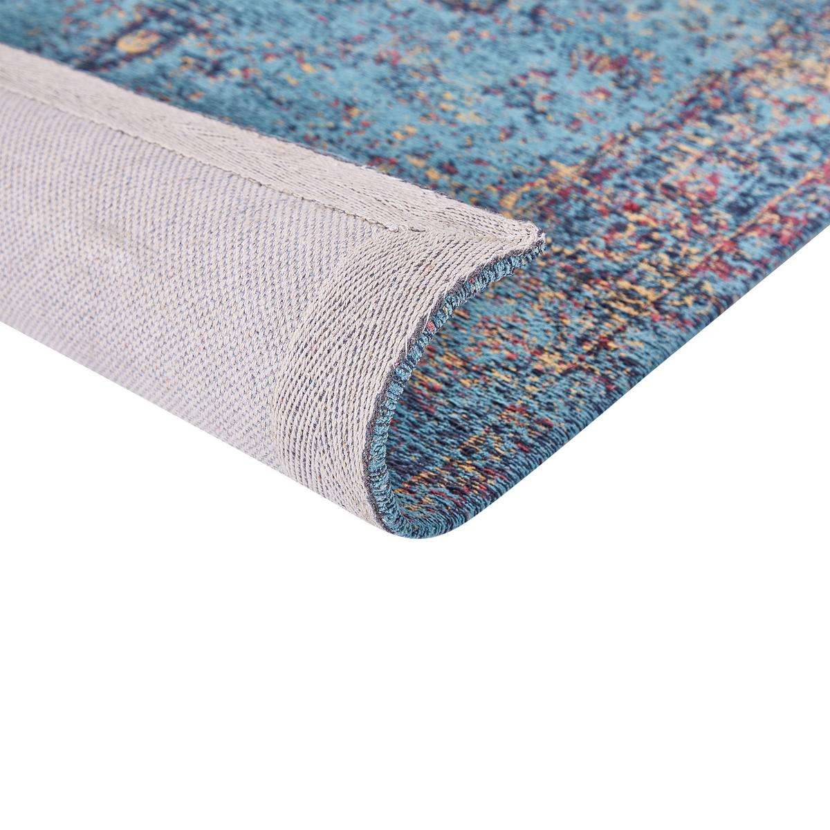 KURZFLOR-TEPPICH Kansu 300/200 cm - Blau, Textil (200/300cm) - Beliani