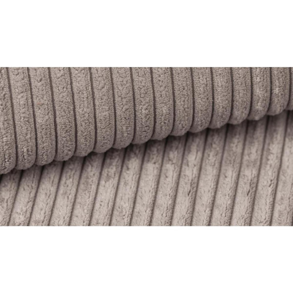 WOHNLANDSCHAFT Parys U mit Schlaffunktion beige - Beige/Schwarz, Kunststoff/Textil (390/70/185cm) - Beautysofa