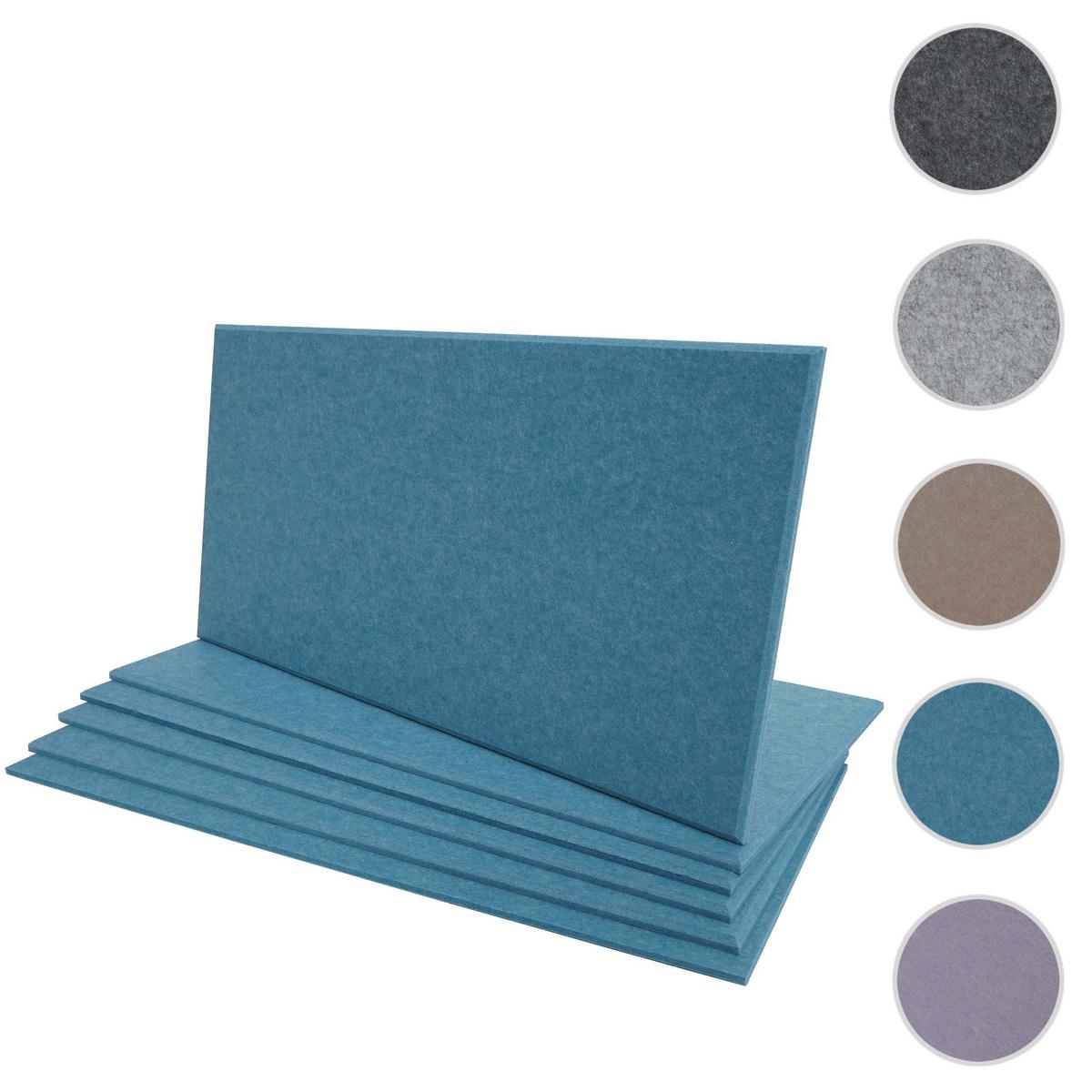 AKUSTIKWANDPANEEL Blau Komplett-Set - Blau, Textil (30/60/1cm) - MCW