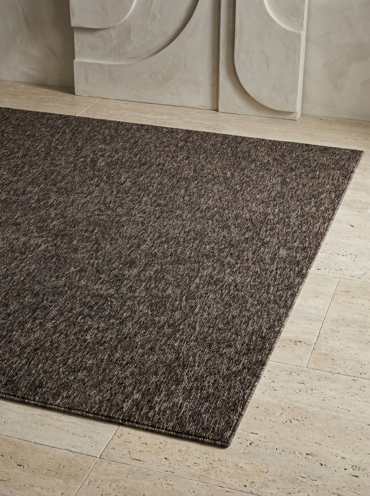 KURZFLORTEPPICH AMMER, einfarbig, Braun, 200 x 290 cm - Braun, Textil (290/200cm) - KADIMA DESIGN