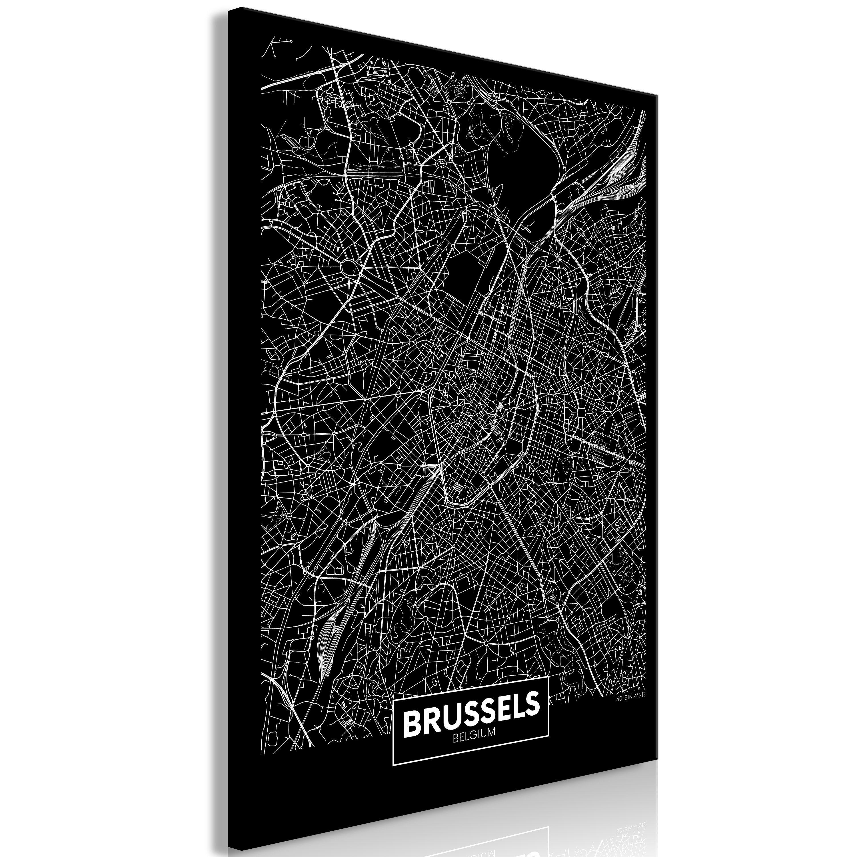KUNSTDRUCK Schwarz-Weiß 40/60 cm - Schwarz, Textil (40/60cm) - KUNSTLOFT