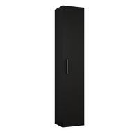 GARDEROBENSCHRANK Rosanno IVL Schwarz 40/204/40 cm – Modern - Schwarz, Holzwerkstoff/Kunststoff (40/204.1/40cm) - AX Living