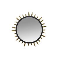WANDSPIEGEL Gold 52/52 cm - Goldfarben, Metall (6.6/52/8cm) - KUNSTLOFT