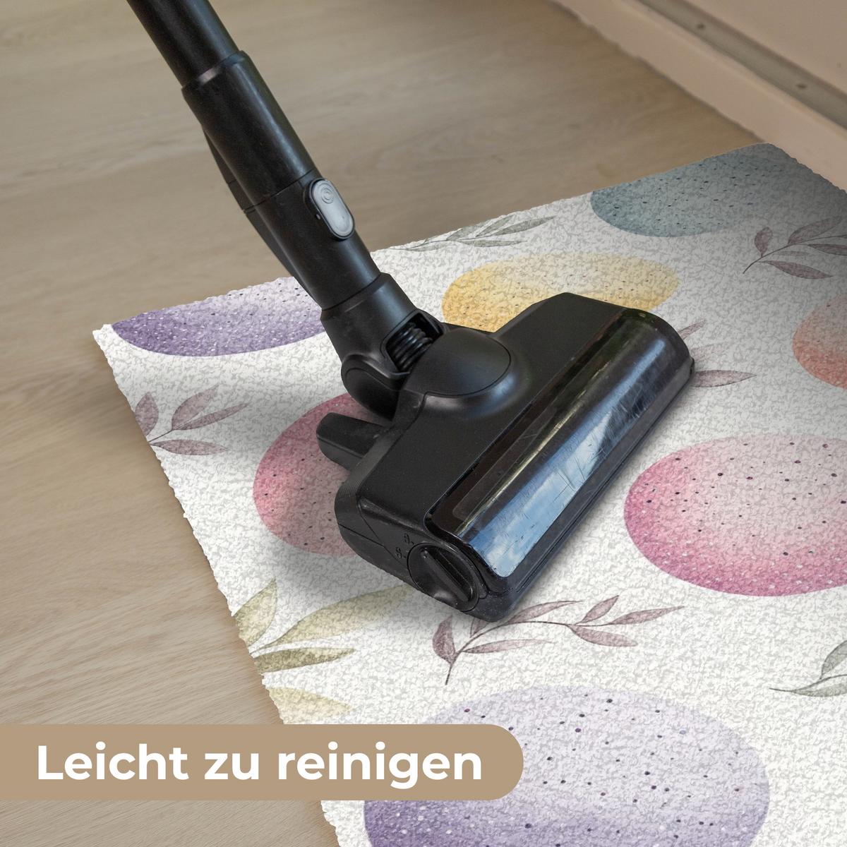 FUSSMATTE Eier - Bunt - Muster Teppichmatte 60x40 cm - Multicolor, Kunststoff (40/60cm) - MuchoWow