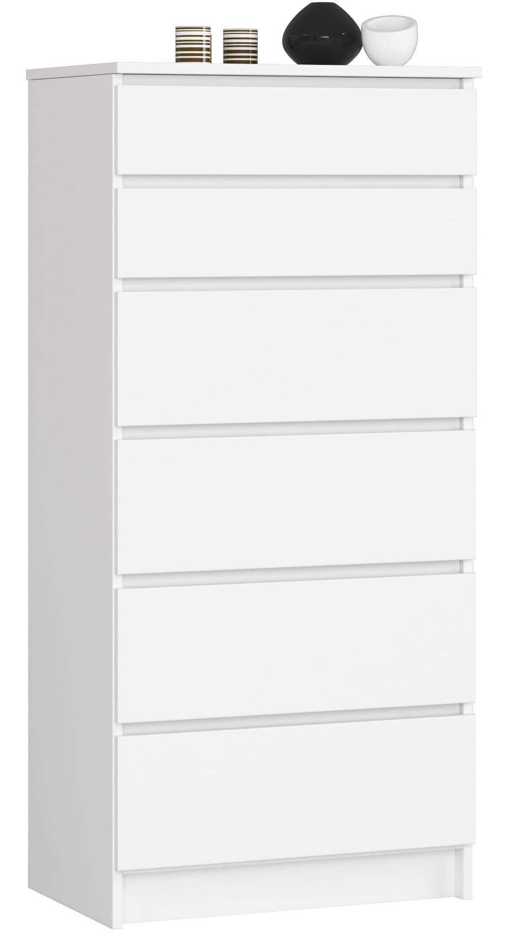 KOMMODE Weiß 130/60/40 - Weiß, Holzwerkstoff (60/130/40cm) - RAUMHIRSCH FURNITURE