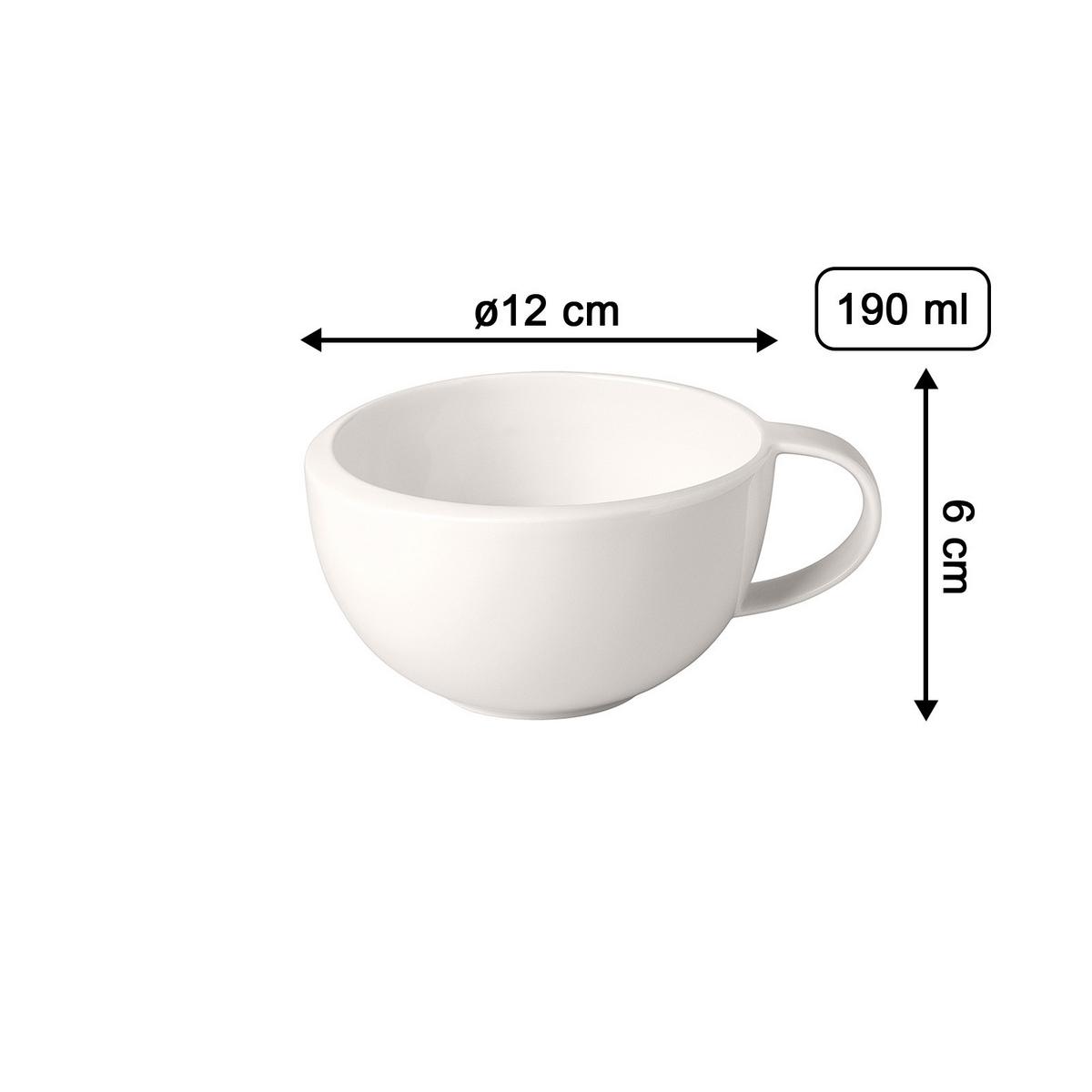 KOMBISERVICE NewMoon weiß 30-tlg. - Weiß, Keramik (2/2/2cm) - Villeroy & Boch