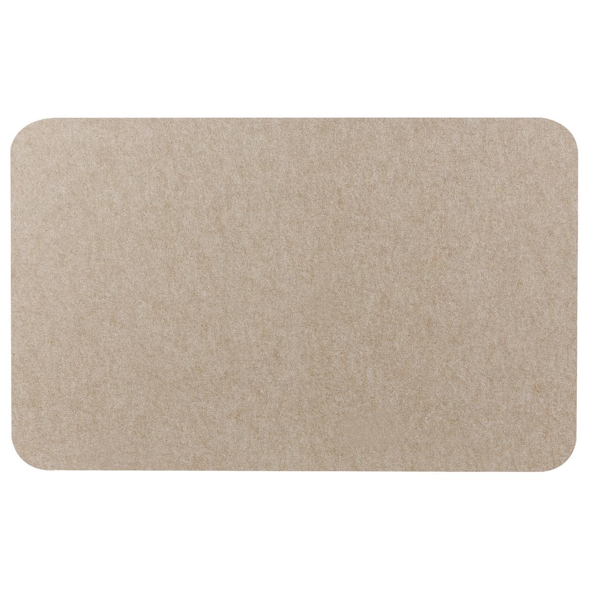 SCHREIBTISCHTRENNWAND 80 x 50 cm Beige Split - Beige, Textil (80/50/1cm) - Beliani