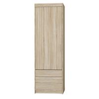 DREHTÜRENSCHRANK ELENORA 59,9/190,5/53cm 1-türig Sonoma Eiche - Sonoma Eiche, Holzwerkstoff (59.9/190.5/53cm) - MASSENO