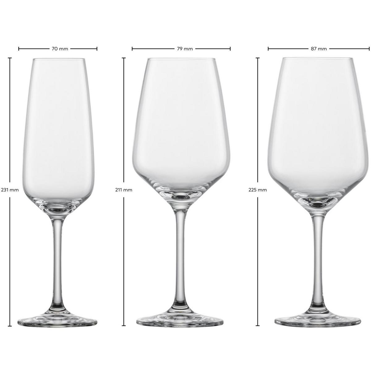 GLÄSER-SET Tulip transparent 18-tlg. - Transparent, Glas - Schott Zwiesel