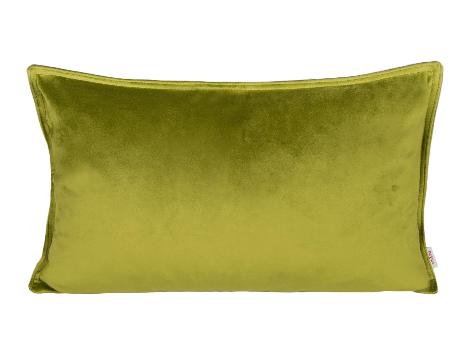KISSENHÜLLE Samt&Sonders mai-grün 50/30 cm - Olivgrün/Grün, Textil (30/50cm) - beties Heimtextil