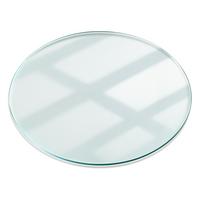 TISCHPLATTE Ø60 cm Transparente Glasplatte - Transparent, Glas (60/60/0.4cm) - TULUP