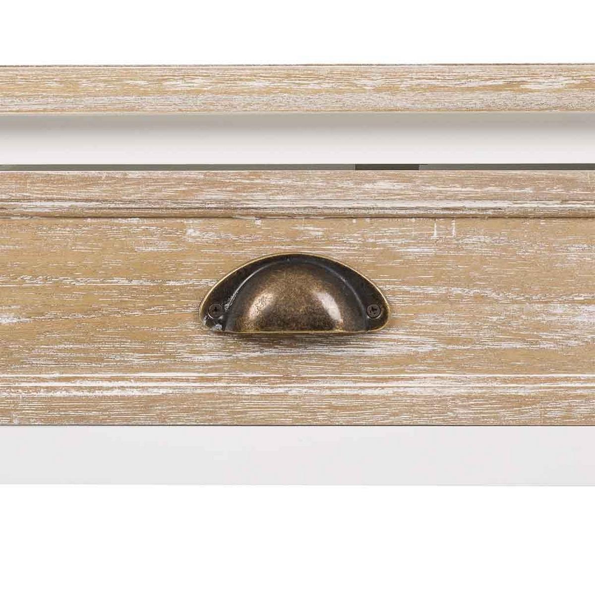 KONSOLENTISCH aus Holz, weiß, 100x40x78cm - Multicolor, Holzwerkstoff (40/100/78cm) - Wanderlust
