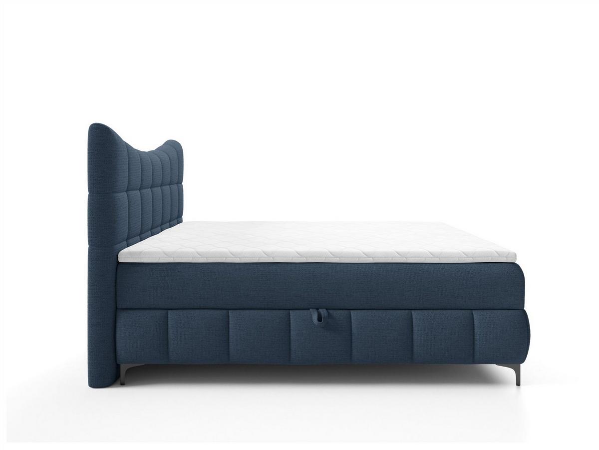 BOXBETT Charles In Aragon - Blau, Holzwerkstoff/Textil (120/200cm) - Fun Möbel