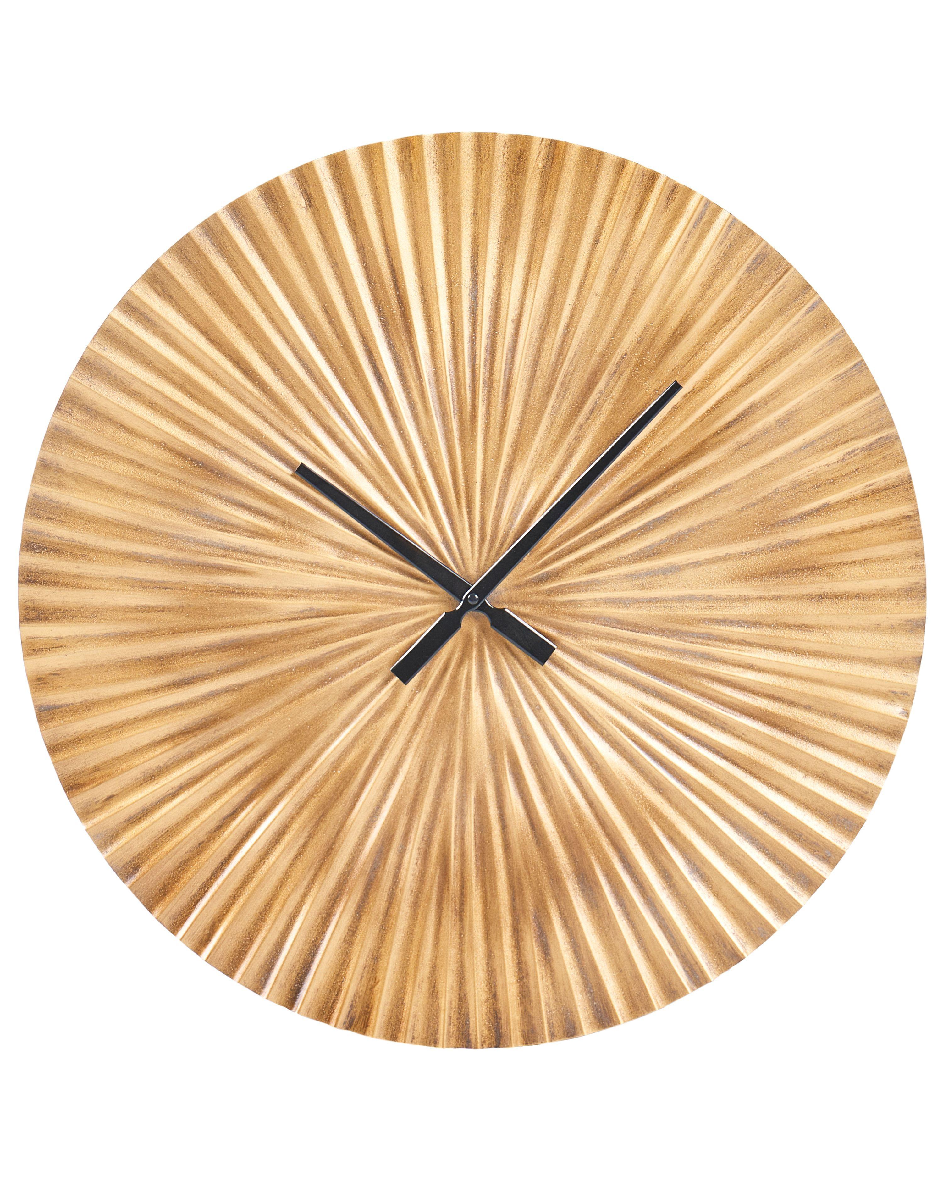 WANDUHR Aluminium messing Vaigai - Messingfarben, Metall (59/59/3cm) - Beliani