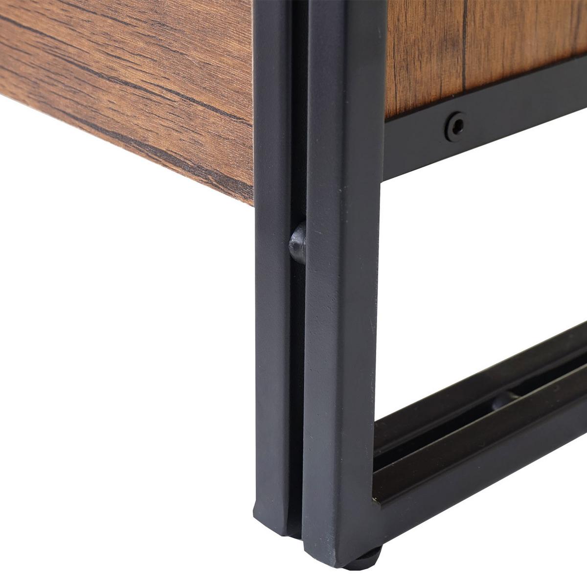 HIGHBOARD Wildeiche Dekor - Wildeiche, Holzwerkstoff (80/115/40cm) - MCW