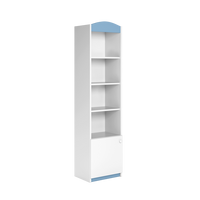 KINDERREGAL I Babydreams Blau 46\180\36 - Blau, Holzwerkstoff/Kunststoff (46/180/36cm) - RAUMHIRSCH FURNITURE
