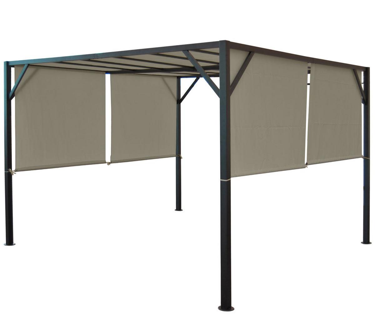 ERSATZBEZUG DACH FÜR PERGOLA BEJA taupe - Taupe, Textil (372/1/596cm) - MCW