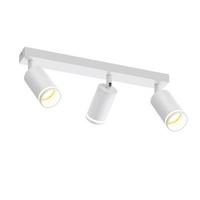 STRAHLER Fein 3-flammig 43/5/17 cm - Weiß, Metall (43/5/17cm) - ZMH