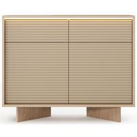 SIDEBOARD Semi 103 cm - Beige/Cappuccino, Holzwerkstoff (103.9/84.4/40cm) - Selsey