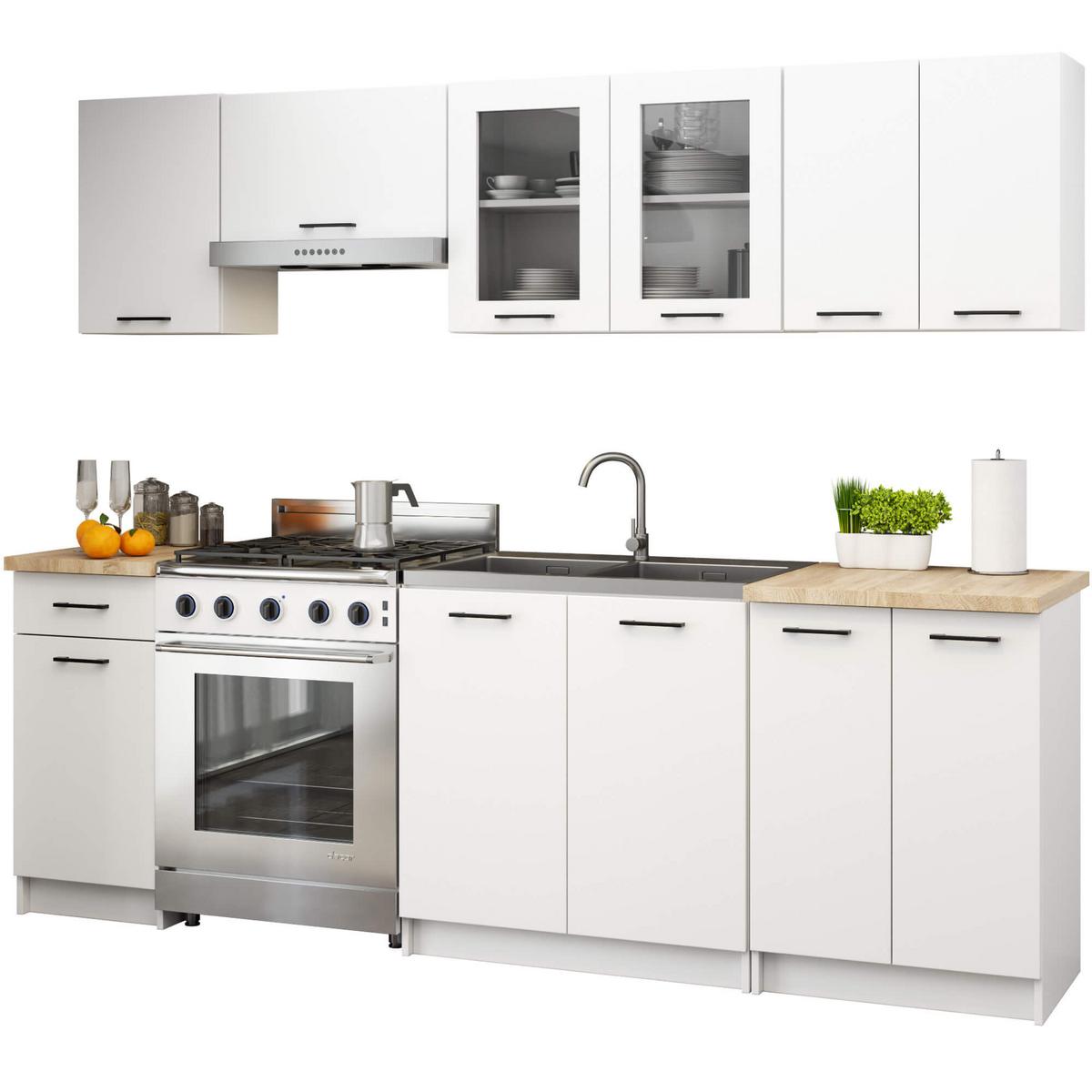 HÄNGESCHRANK Weiß 58/80/30,5 - Weiß, Holzwerkstoff (80/58/30cm) - RAUMHIRSCH FURNITURE