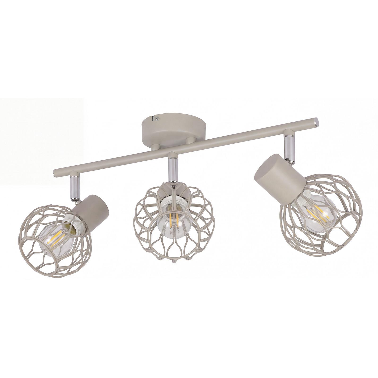 DECKENSTRAHLER Jyxvin 41/10/18 cm - Grau, Metall (41/10/18cm) - ZMH