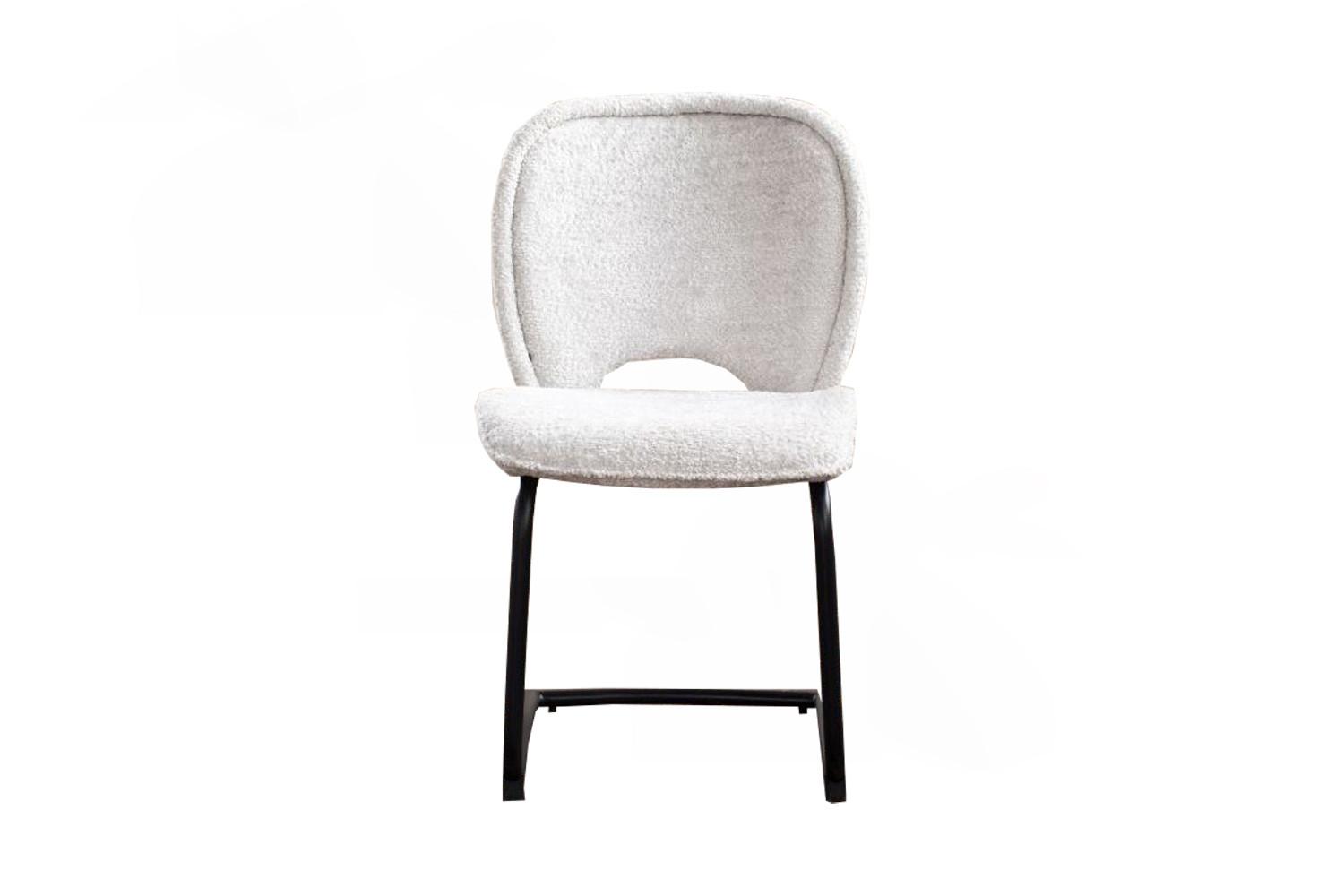 ESSZIMMERSTUHL JONA Hellgrau Webstoff (1er-Set) - Hellgrau, Kunststoff/Textil (49/92/59cm) - KAWOLA