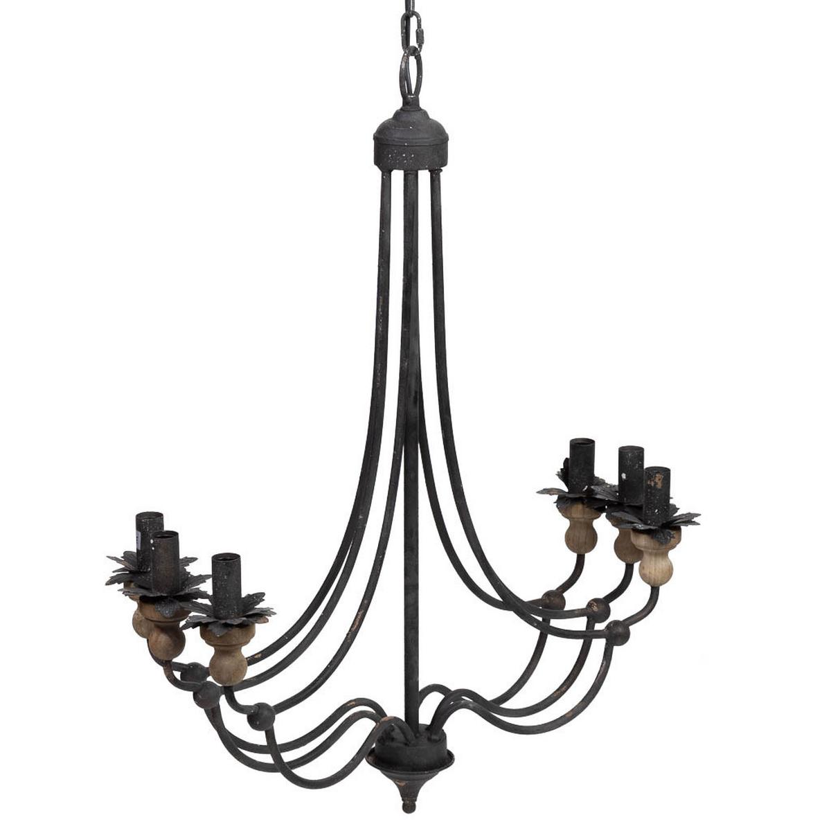 HÄNGELEUCHTE aus Metall D69x86 Cm - Schwarz, Metall (69/69/86cm) - Wanderlust