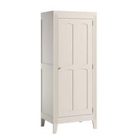SCHRANK 1 Tür Weiß - Weiß, Holzwerkstoff (80/197/55cm) - Petits-meubles
