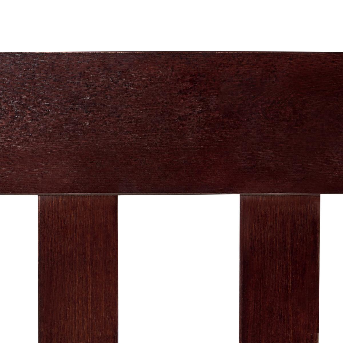 BETT mit Lattenrost 160/200 cm Kiefernholz Dunkelbraun Giverny - Dunkelbraun, Holz (160/200cm) - Beliani