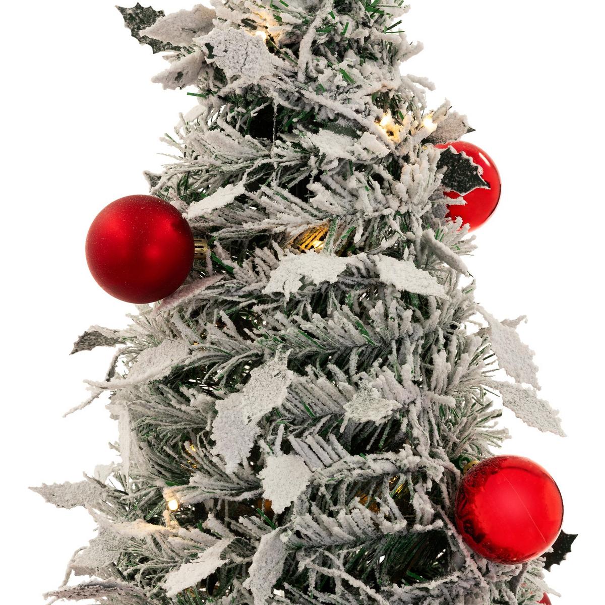 WEIHNACHTSBAUM künstlich Pop Up 180 cm faltbar Weihnachtsdeko inkl. LED Lichterkette - Multicolor, Kunststoff (70/180cm) - ECD-Germany