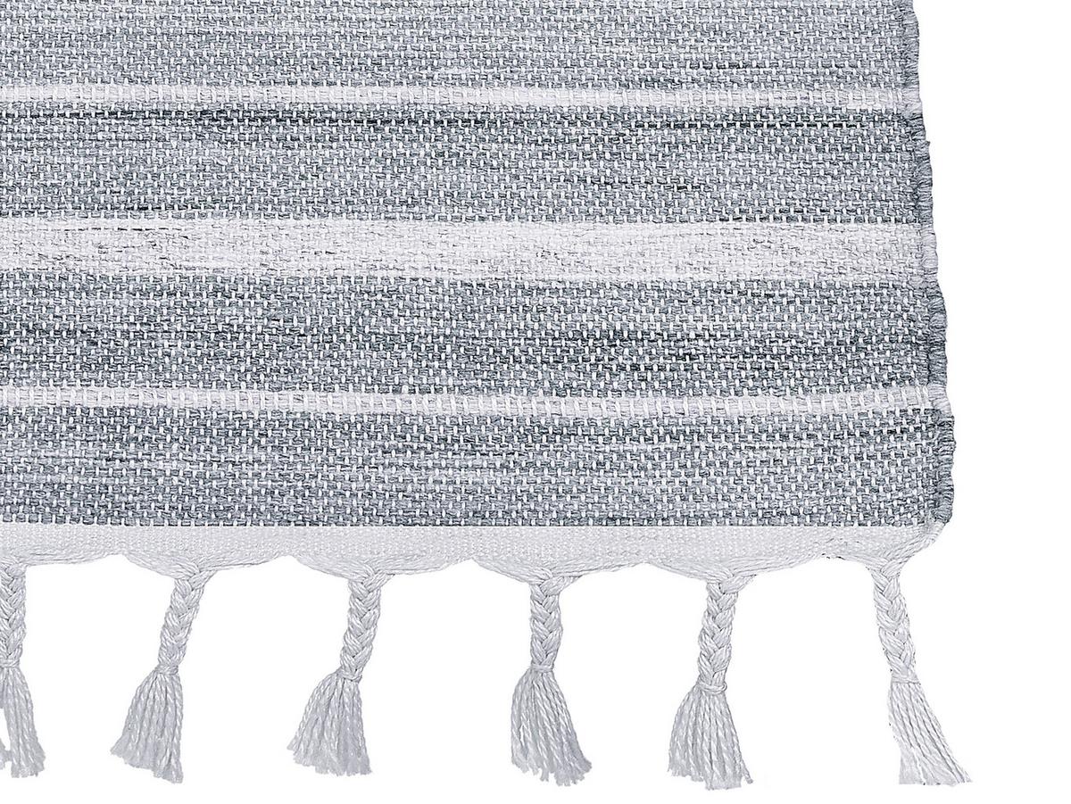 OUTDOOR-TEPPICH Bademli 230/160 cm - Grau, Kunststoff (160/230cm) - Beliani