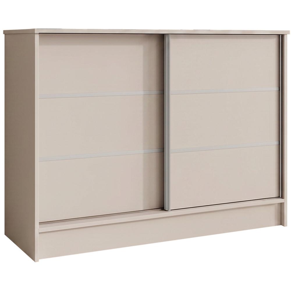 KOMMODE Mirela mit 2 Schiebetüren 100 cm, Kaschmir - Kaschmir, Holzwerkstoff (101/85/43.5cm) - Beautysofa