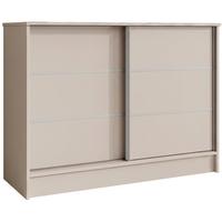 KOMMODE Mirela mit 2 Schiebetüren 100 cm, Kaschmir - Kaschmir, Holzwerkstoff (101/85/43.5cm) - Beautysofa