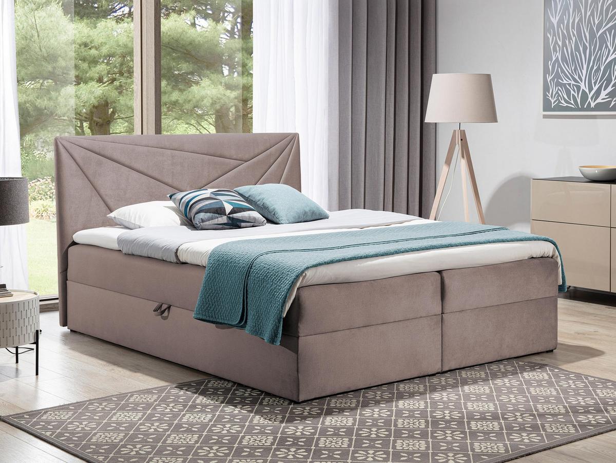 BOXBETT Top 5 - H3 - Rosa, Holz (180/200cm) - MIRJAN24