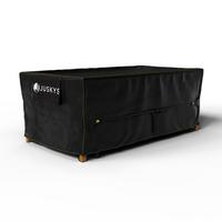 GARTENMÖBELABDECKUNG CoverSafe Pro schwarz - Schwarz, Kunststoff (110/75/210cm) - Juskys